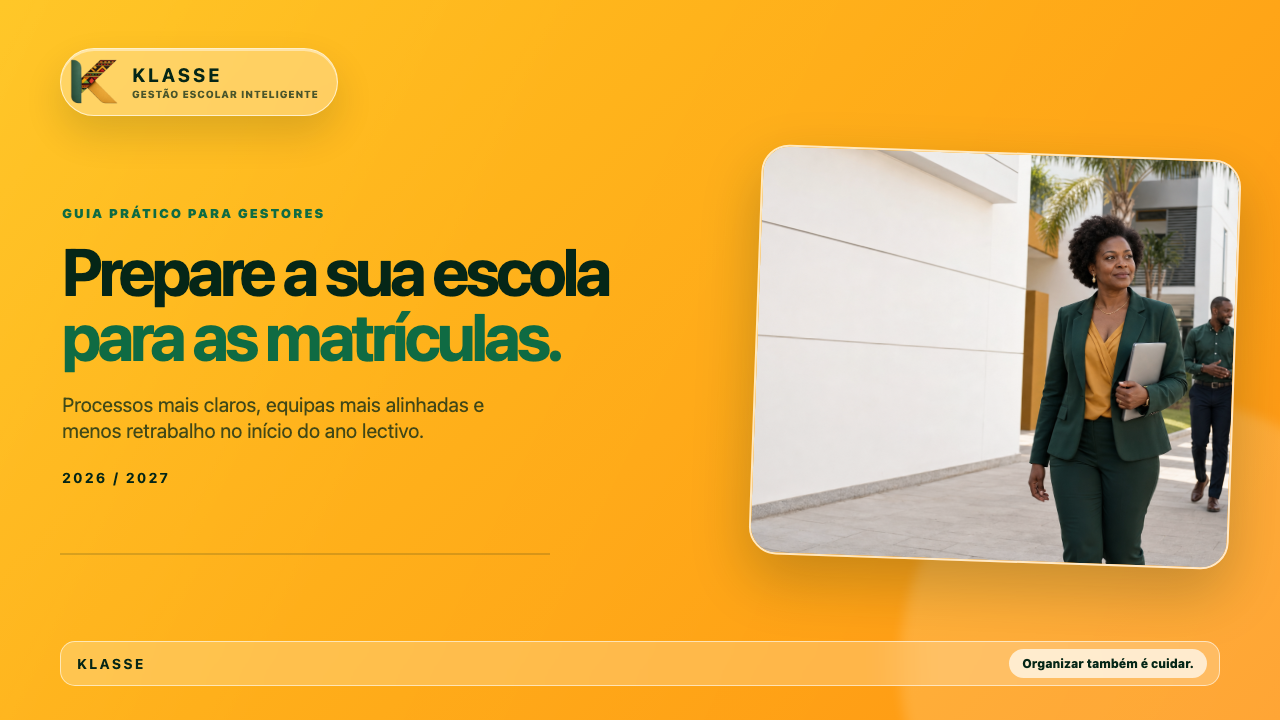 Capa do e-book Prepare a sua escola para as matrículas